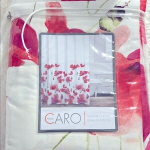 Caro Home Floral Shower Curtain